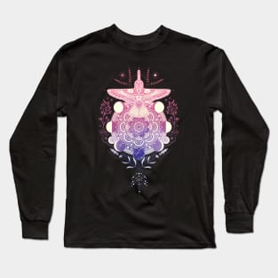 Hummingbird Mandala Long Sleeve T-Shirt